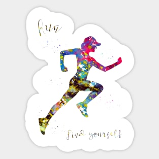 Run Sticker